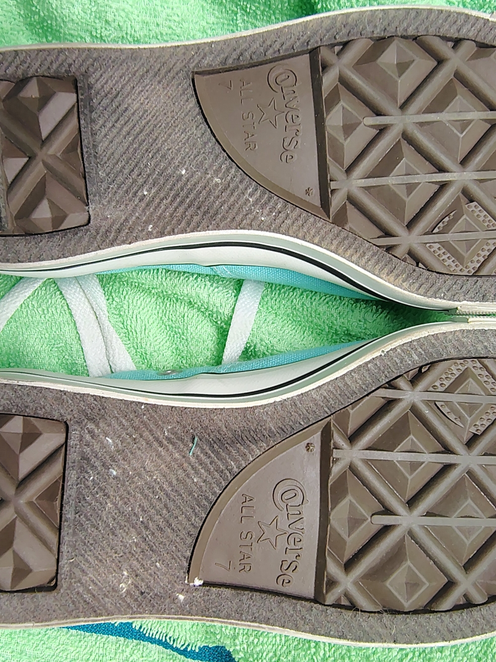 Converse Women’s Athletic Shoes in Turquoise - Picture 5 of 6